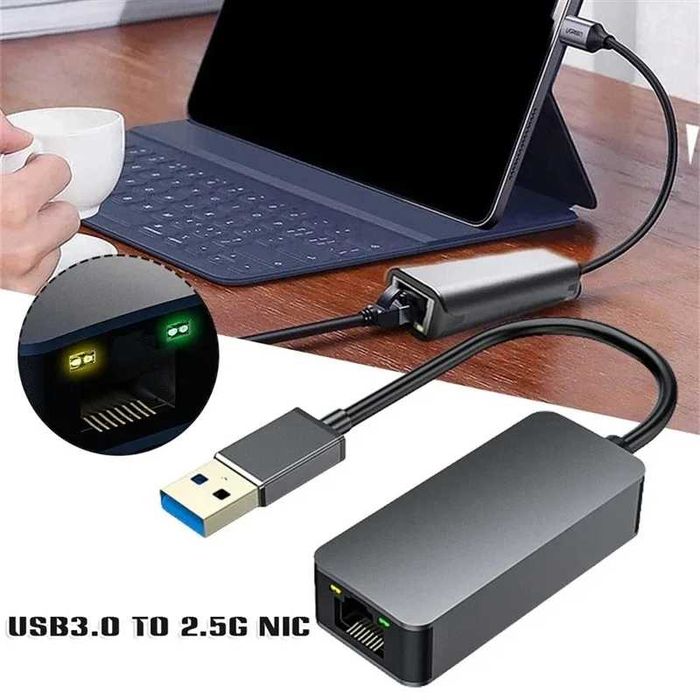 Usb3 ,type-c to lan переходник, lan adapter, сетевая карта 1GB - 2.5Gb