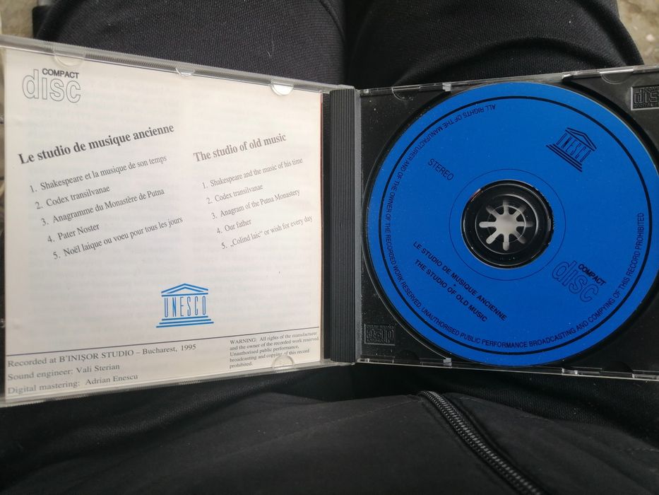 CD UNESCO "Studio de muzica veche"