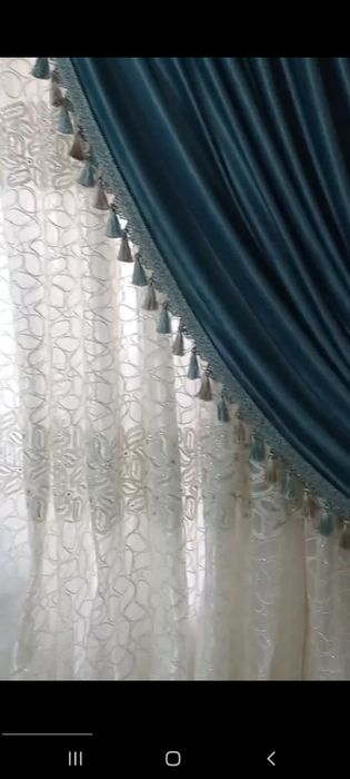 Тайёр тикилган пардалар