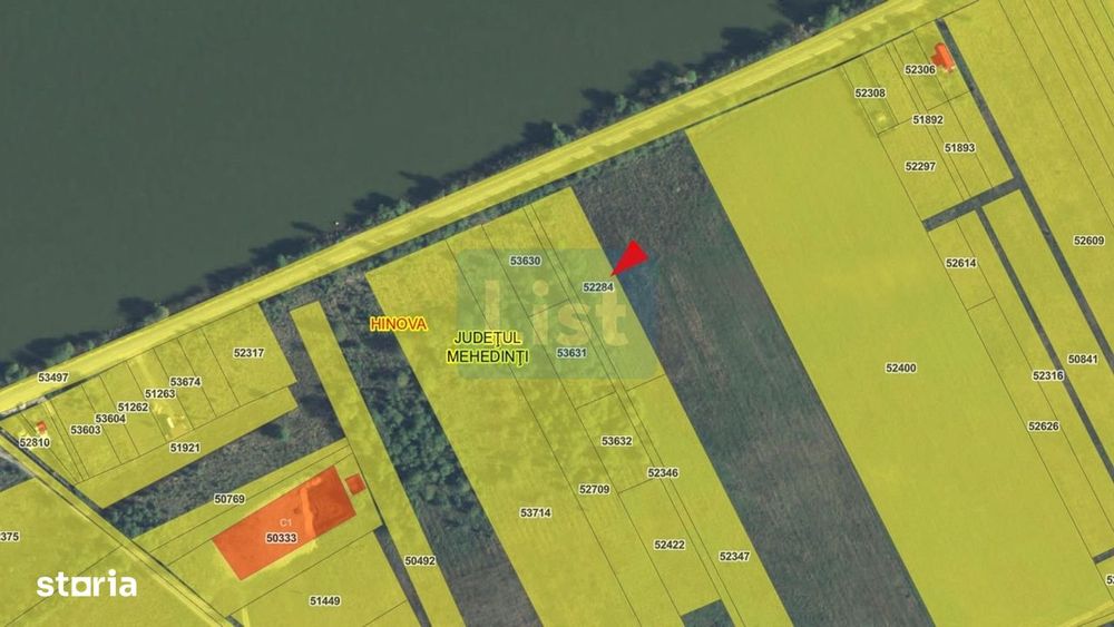 Teren 3000 mp dublu acces – vedere la Dunăre