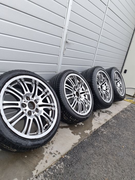 Jante  M + cauciucuri 2 latimi BMW E46-E90-E93 R18 / cod-2229950 OEM