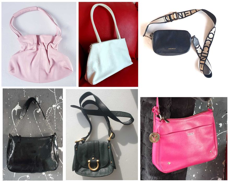 чанти Coccinelle Furla естествена кожа