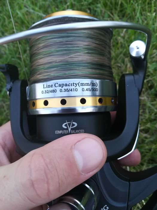 Мощна макара с проблем в бигела.