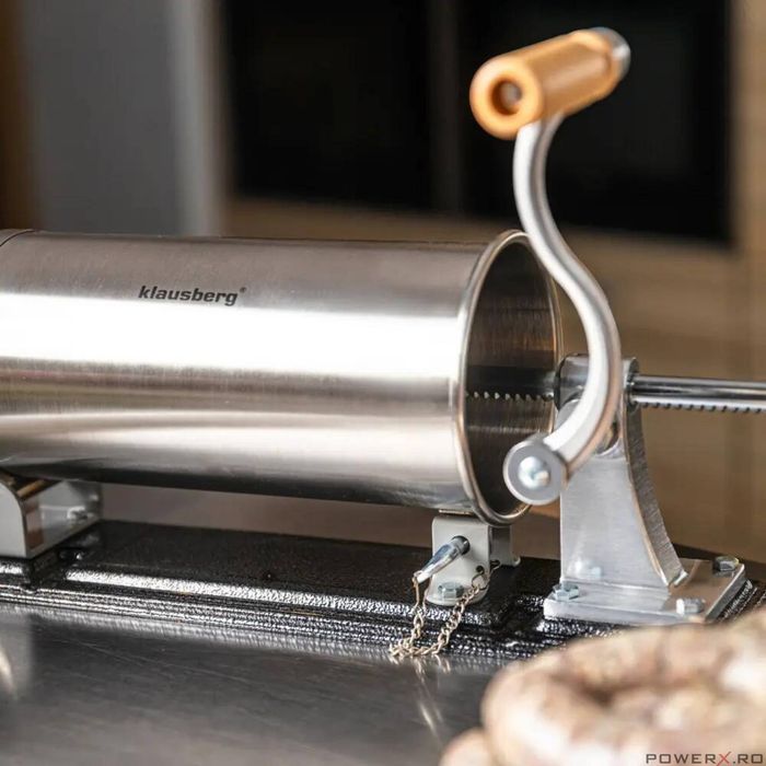 Masina manuala pentru umplut carnati, otel inoxidabil, capacitate 3