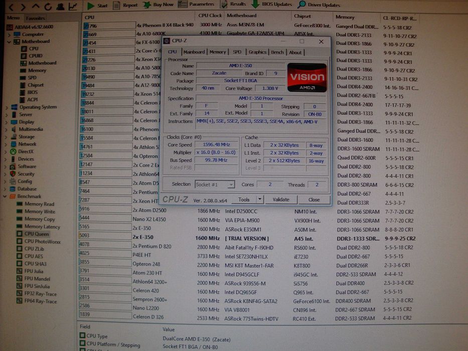 Placa de baza Gigabyte mini iTX GA-E350N AMD 18W TDP