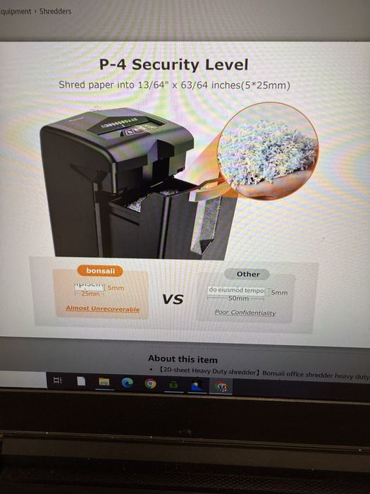 Шредер bonsaii C 144D