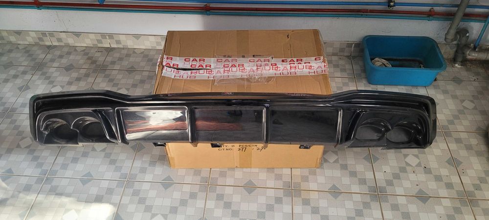 Difuzor bara spate Audi A5 S Line pt carlig si A7 C8 Maxton Design