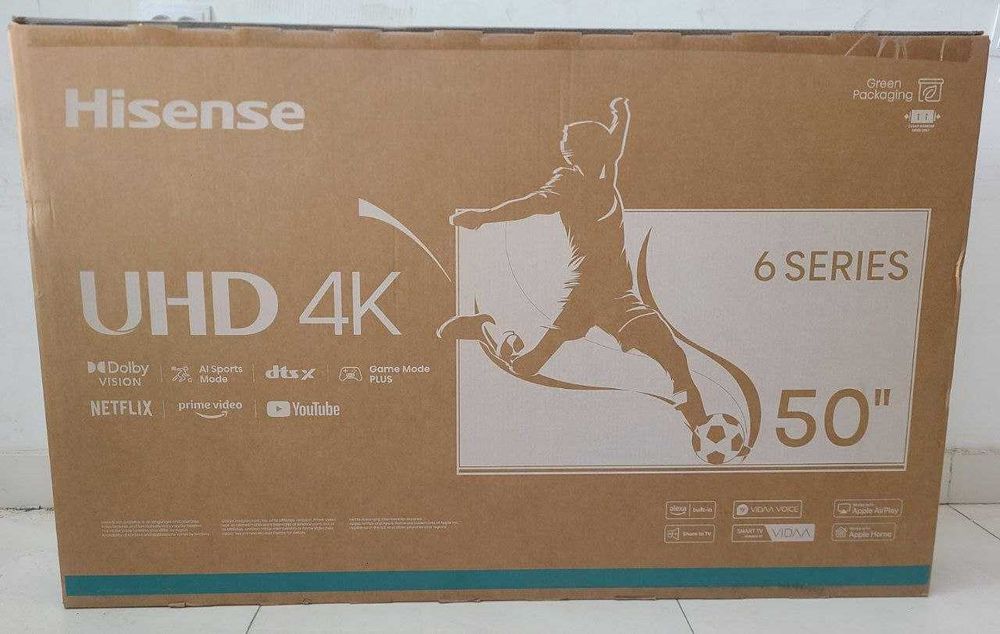 Телевизор Hisense 50/55/65/75/85 UHD SMART 4K MiniLED QLED 60Гц
