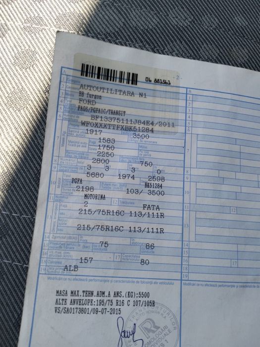 Ford transit 2011