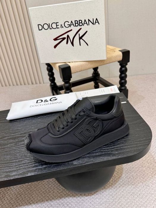 D&G DG Logo Sneaker "Triple Black Technical"