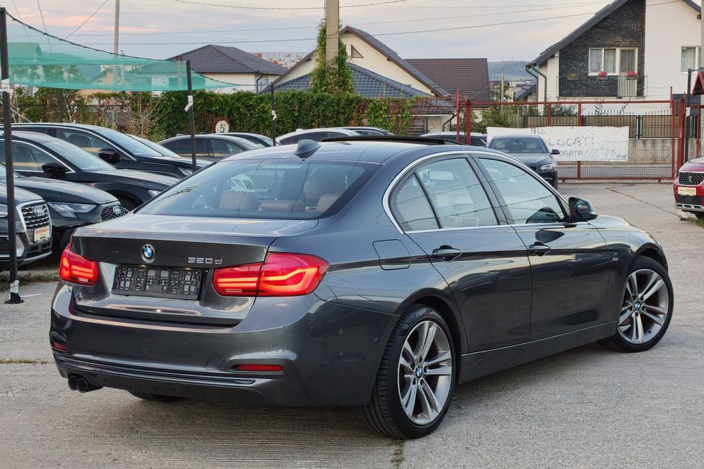 BMW Seria 3 f30 Facelift 320d 190cp B47 Led moduri Trapa încălzire climă volan M jante sport line navigație Olanda Euro6 garanție Impecabila