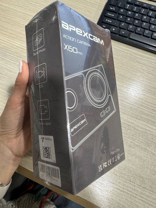Camera video sport Apexcam X60 Pro, 4K, 60FPS, NOUA/Sigilata!