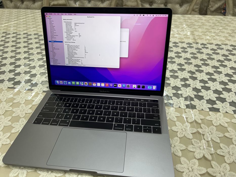 Macbook pro 13 inch 2016