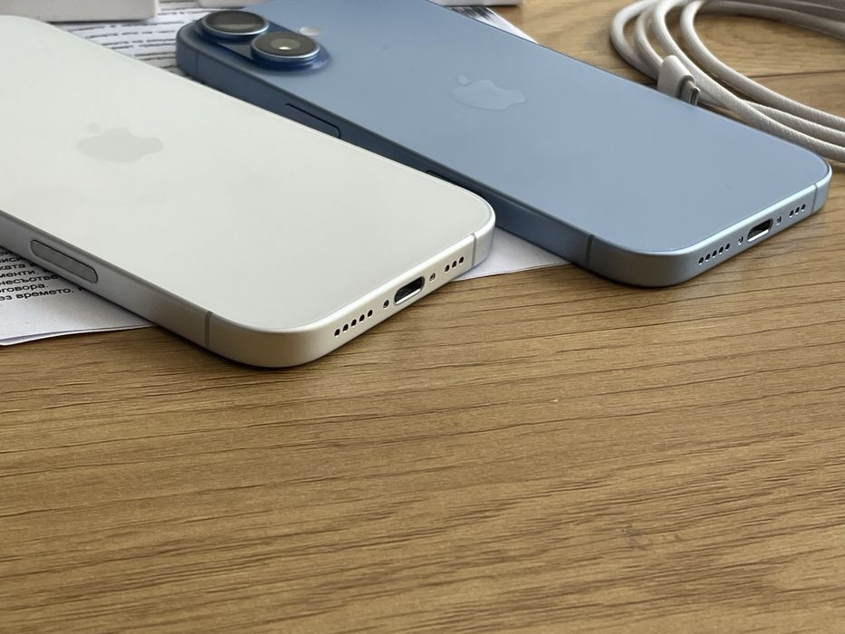 Бартер iPhones 17 256gb blue, white Йетел гаранция 100% батерии