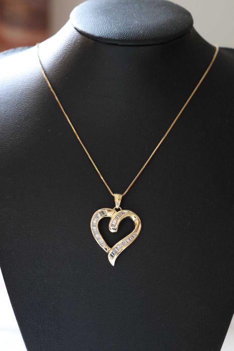 Ново Златно Колие с 0.55кт Естествени Диаманти