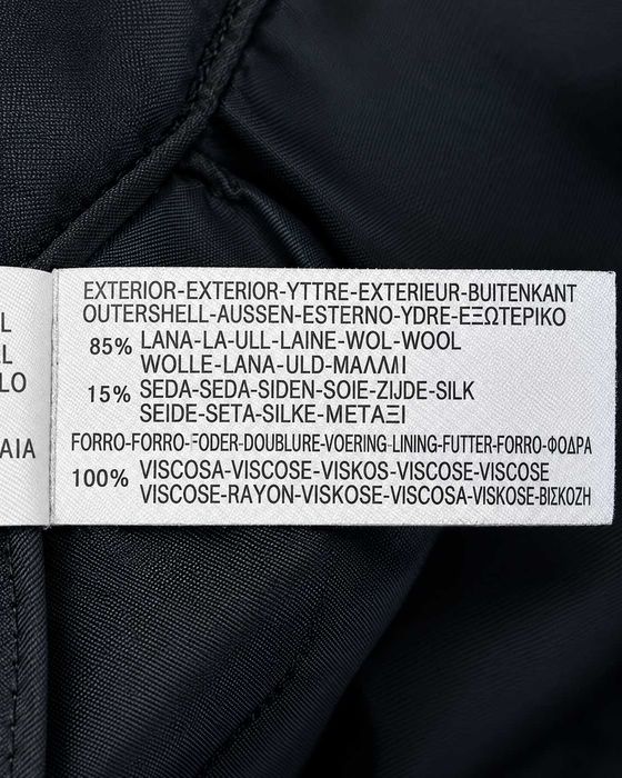 Pantaloni eleganți damă Massimo Dutti Woman din lână și mătase negri Mărimea L