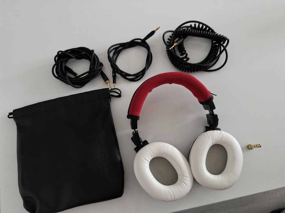 Audio Technica ATH-M50X, cutie originala + husa + cabluri