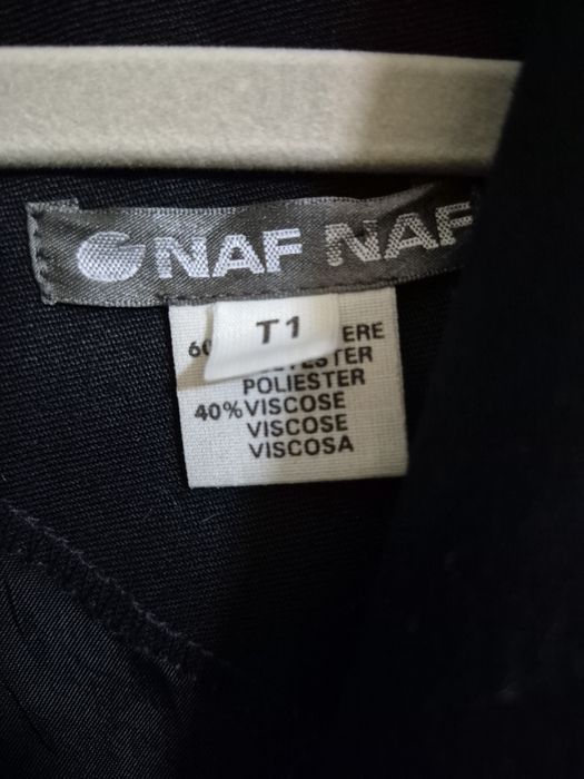 Pardesiu NAF NAF, negru, L (potrivit M)