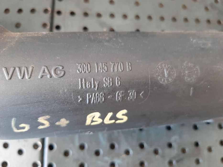 Furtun tubulatura intercooler audi a3 8p seat altea toledo vw golf 5 skoda 1.9 tdi bls 3c0145762am