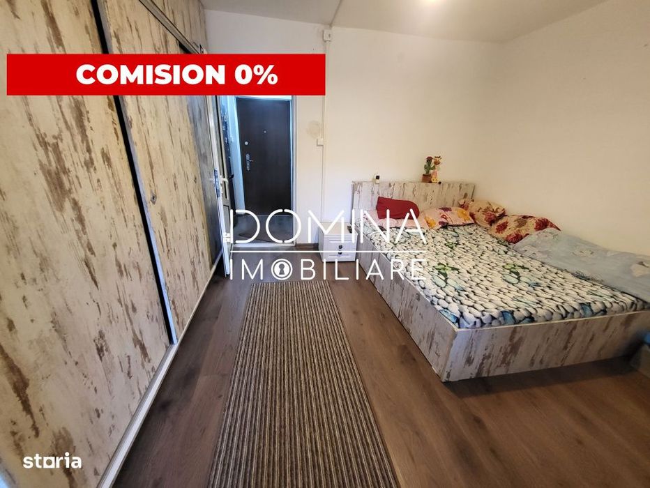 Garsoniera de vanzare, 26 mp, parter, mobilata si utilata –zona 9 Ma