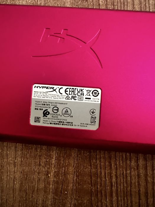 Клавиатуры HyperX alloy origins 60