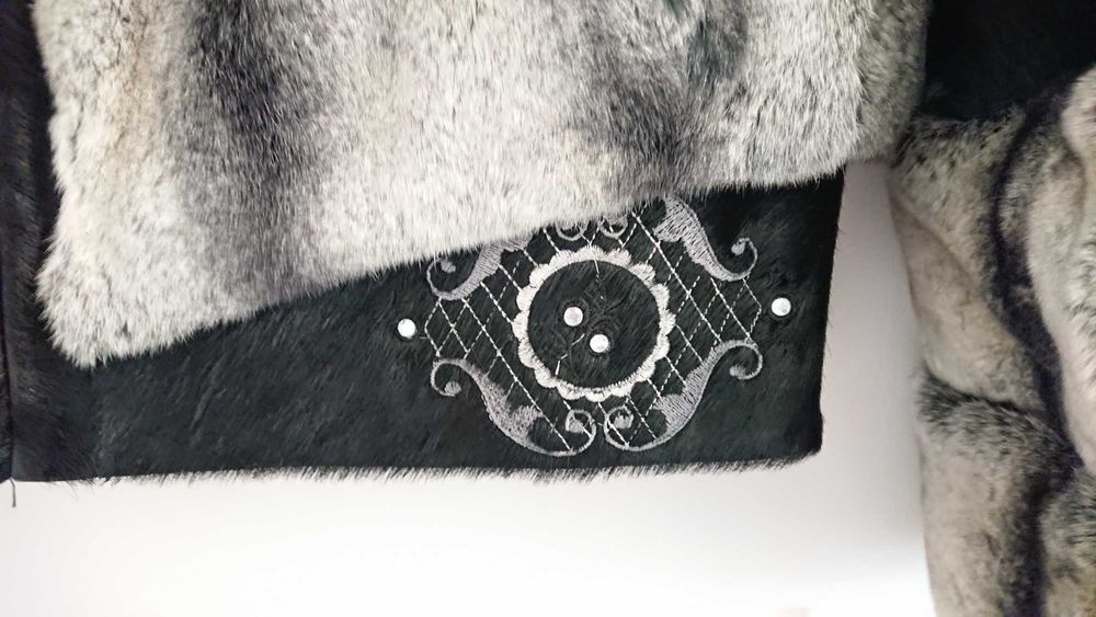 Полушубок (шуба) из шиншиллы