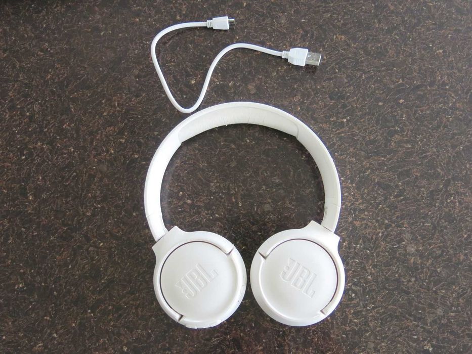 Безжични слушални JBL TUNE 500BT, Бели