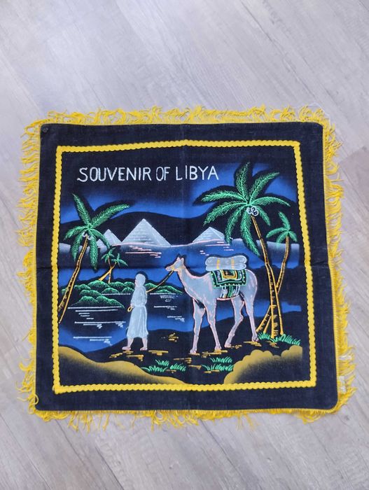 калъфка за възглавница - пирамиди, палми, камила