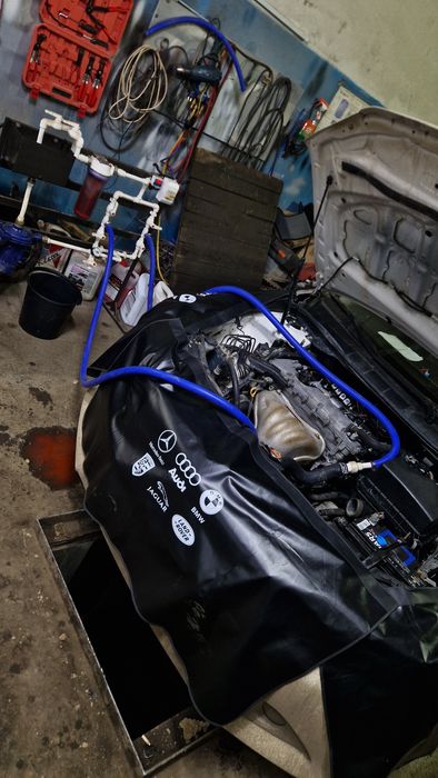 Промывка радиатора печки