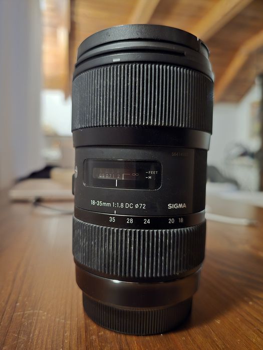 Obiectiv Sigma 18-35mm f 1.8 Canon