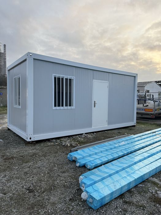 Павилион 6х3м Фургон Наличен Контейнер за офис склад На Изплащане