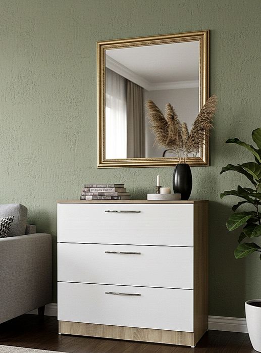 Тумба с тремя ящиками