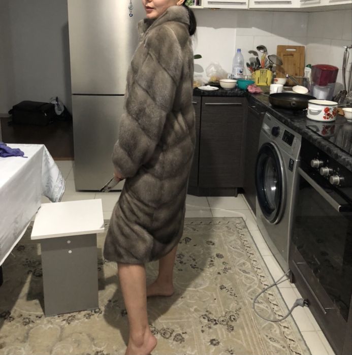 Шуба норка почти новая