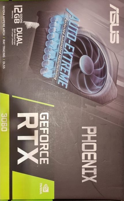 Placa video ASUS Phoenix GeForce RTX 3060 V2, 12GB GDDR6, 192-bit