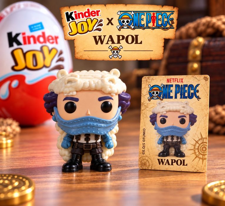 Kinder Joy x ONE PIECE – Wapol – Figurină originală
