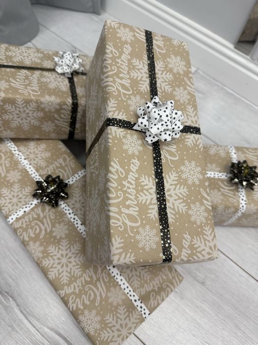 Декор коробки под ёлку