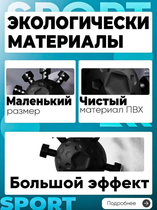 Эспандер для рук 20–40 кг, круглый мяч с 5 пружинами