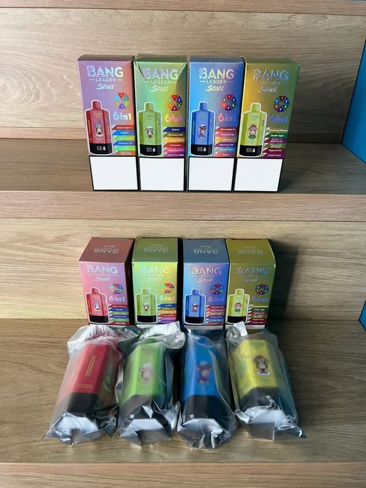 Vape 6 in 1 Sigilat | 300K, 300.000 Pufuri | Mai Multe Modele și Arome Disponibile | USB-C + LED