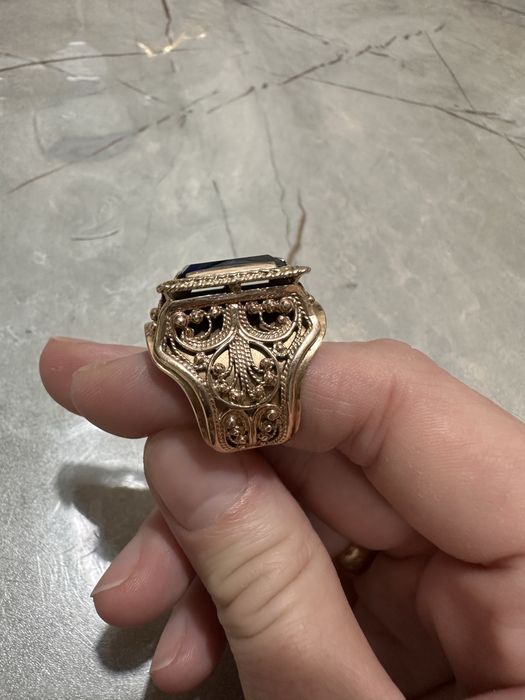 Зототая Мужская печатка