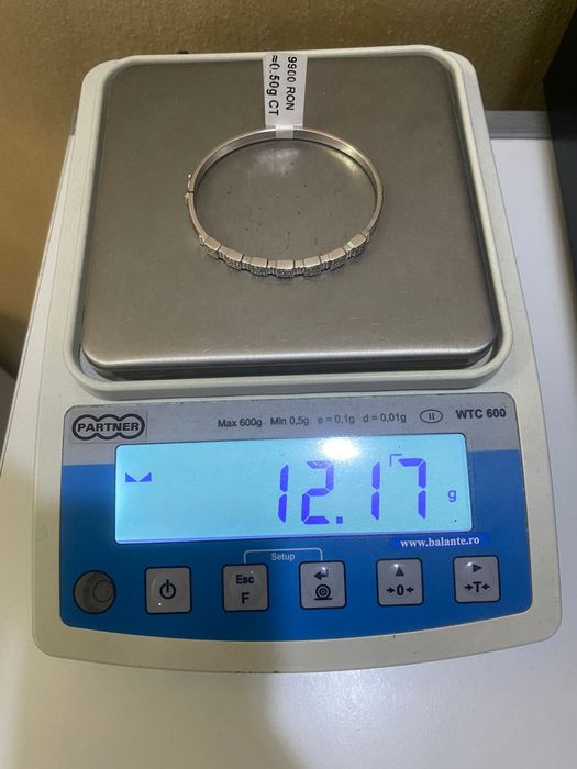 Brățară cu pietre prețioase din aur de 18K Amanet BKG