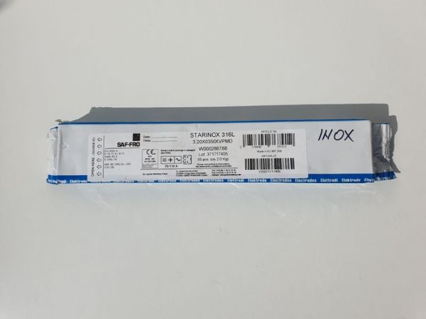 Electrozi INOX STARINOX 316L 2.50×350mm / 3.20X350mm 2KG