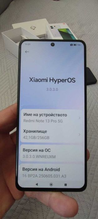 Xiaomi redmi note 13 pro 5G - 8 RAM/256 ROM-BLACK