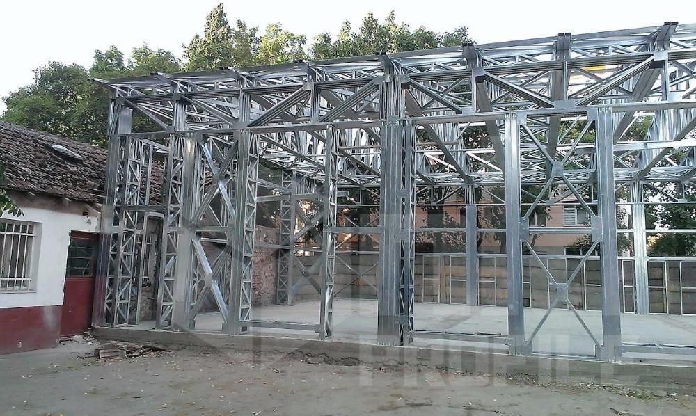 Structura metalica pentru casa de 70 mp de la 9800 euro+TVA