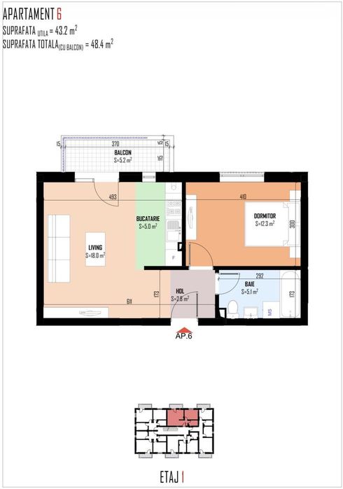 Apartament 2 camere bloc nou Bragadiru
