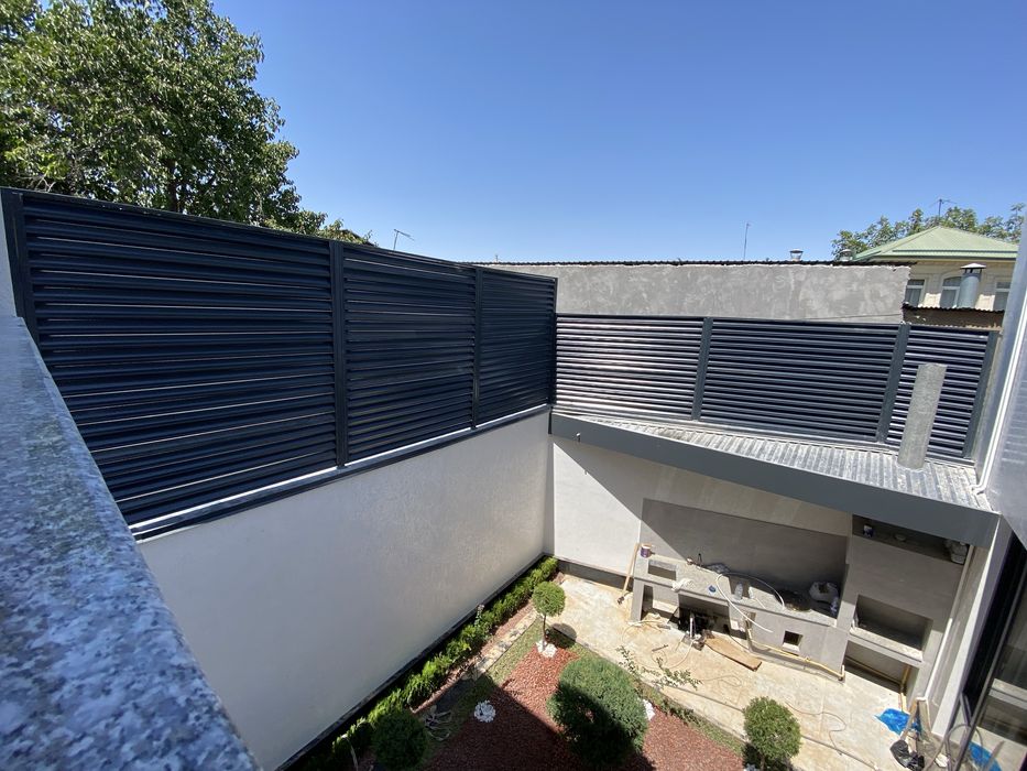 ЖАЛЮЗИ металлические забор парапет jalyuzi