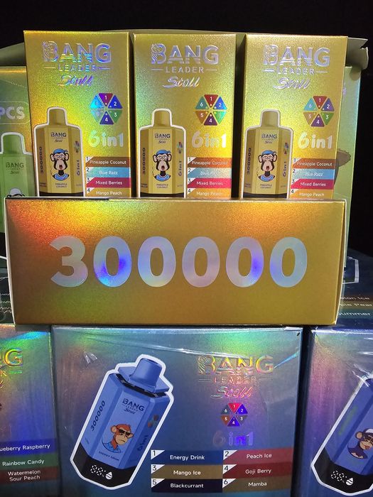 6 in 1 vape bang 300 000 puff