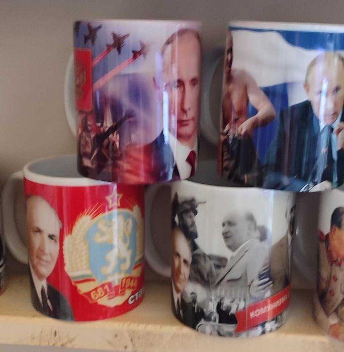 Чаши с лика на известни личности-10бр.