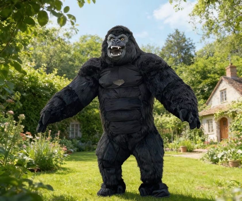Надувной костюм Горилла аниматоры