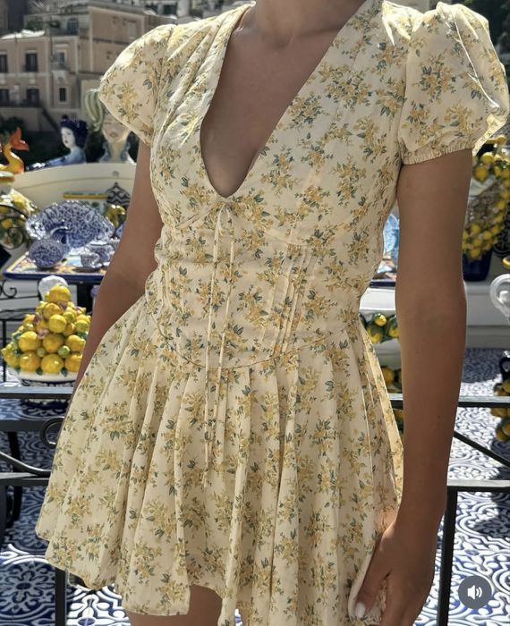 Платье летнее цветочное, xs-s