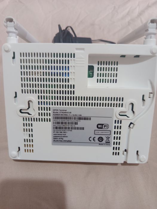 Wifi router uzmobile gpon